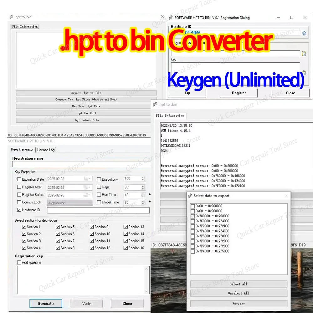 Home Improvement Binford Tools - .hpt to bin Converter พร้อม Keygen