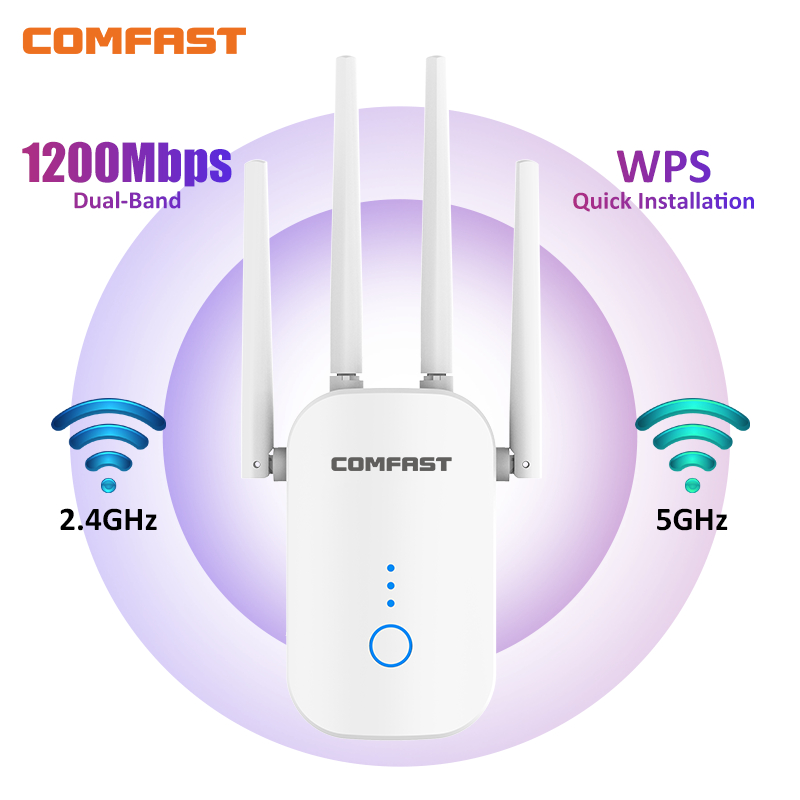 Home Improvement Network - COMFAST AC1200 ตัวขยายสัญญาณ WiFi แบบ Dual-Band