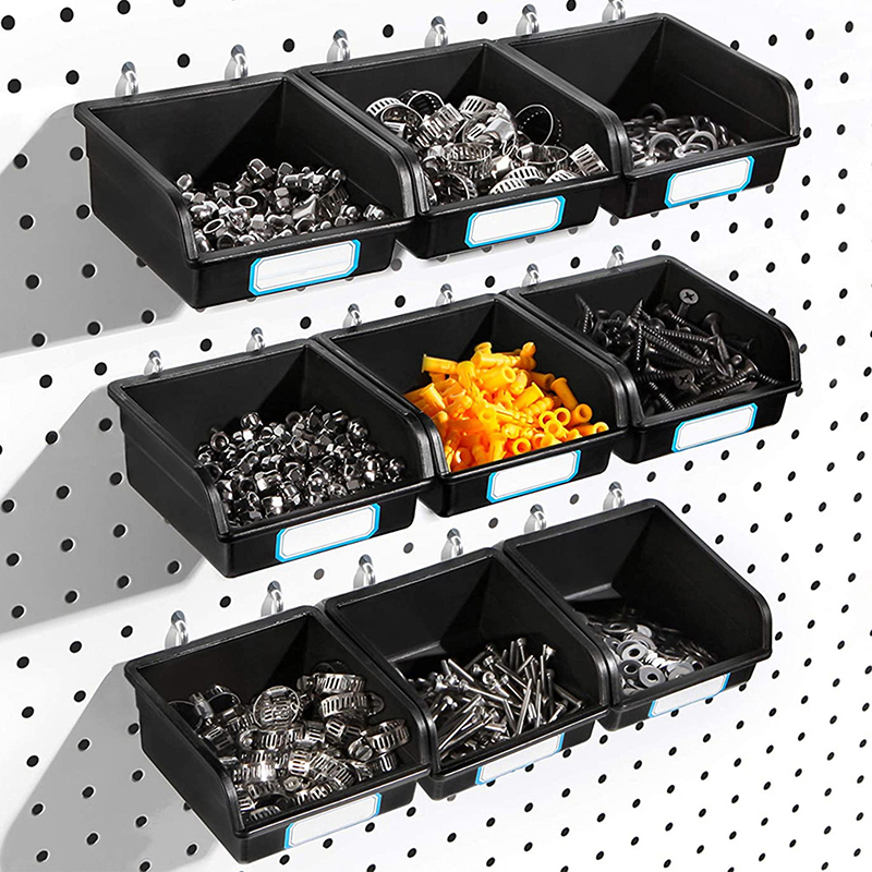Home Improvement Binford Tools - ถังขยะบอร์ดเก็บหมุดพร้อมตะขอใช้งานได้จริงตะกร้าของเล่นเสริมทักษะเด็กสำหรับอุปกรณ์จัดระเบียบโรงรถ1ชุด