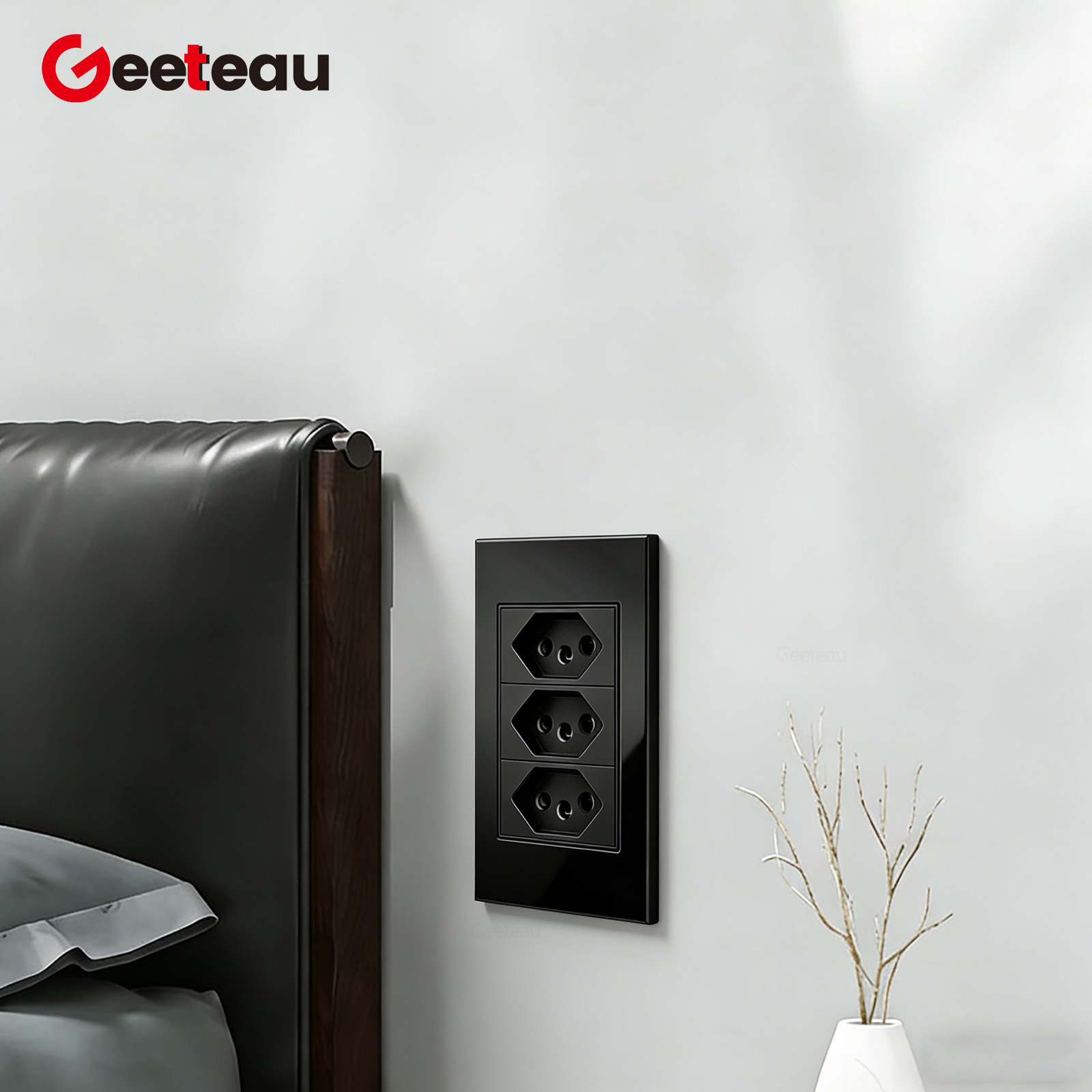เต้ารับไฟฟ้าแบบสามช่องมาตรฐานบ - Home Improvement Outlet บทวิจารณ์และราคา