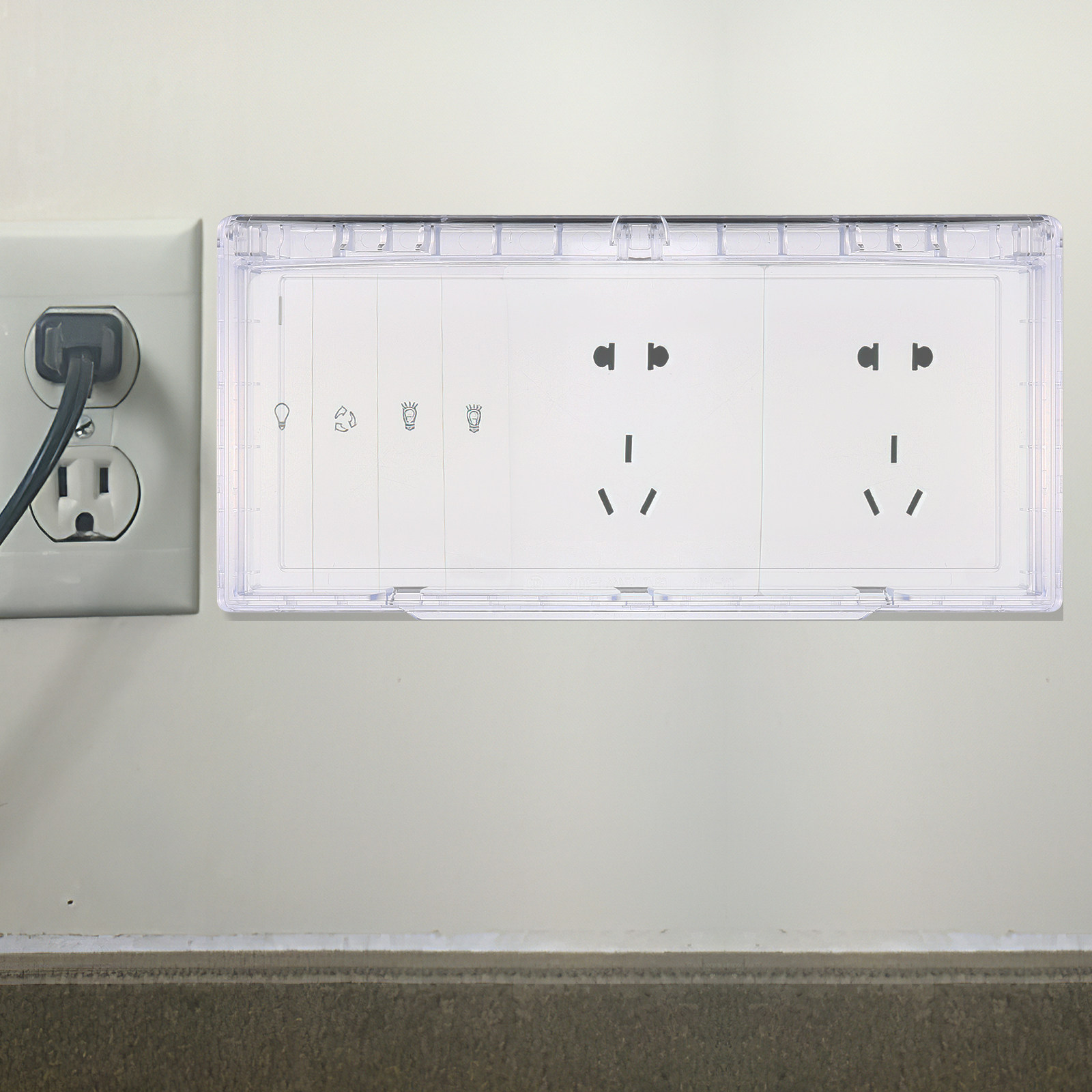 ฝาครอบปลั๊กไฟกลางแจ้งกันน้ำ 3  - Home Improvement Outlet บทวิจารณ์และราคา