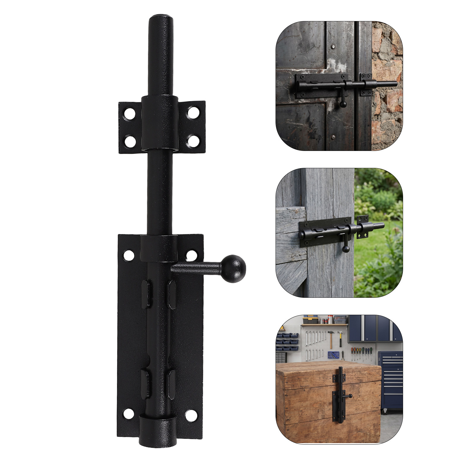 กลอนประตูบ้านขนาด 8 นิ้ว กลอนเ - Home Improvement Fence บทวิจารณ์และราคา