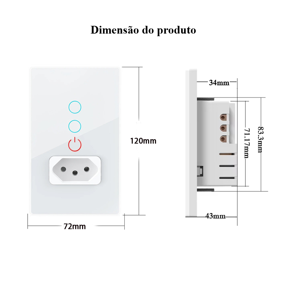 Tuya ปลั๊กสวิตช์ผนังอัจฉริยะ W - Home Improvement Outlet บทวิจารณ์และราคา