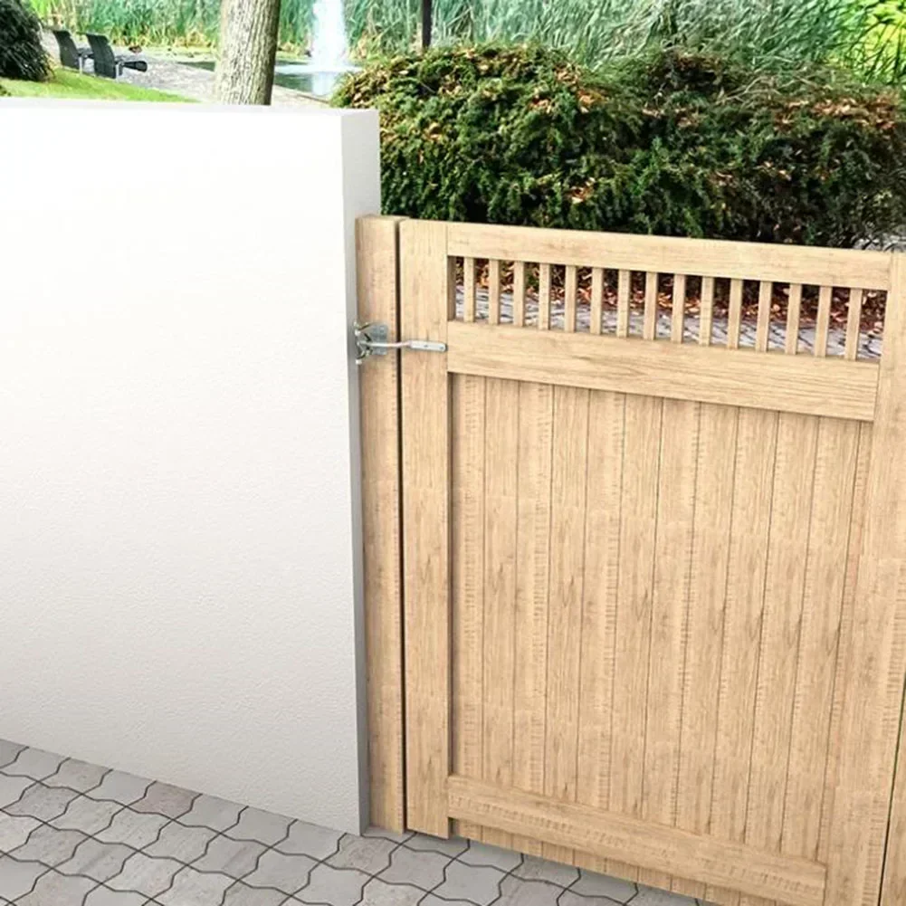 ตัวล็อคประตูรั้ว ตัวล็อคประตูร - Home Improvement Fence บทวิจารณ์และราคา